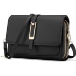 Petit sac  bandoulire pour tlphone portable - tui avec portefeuille intgr et bandoulire rglable ...