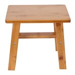 Petit tabouret polyvalent en bambou tabouret bas pour enfants et usage domestique