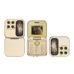 Petit tlphone portable pliable de 177 pouces double carte sim cadran rapide lampe de poche radio fm ...