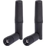 Petite antenne wifi 2 pi�ces double bande 24 ghz 58 ghz rp sma antenne pour pc ordinateur de bureau carte ...