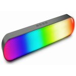 Enceinte st�r�o - full led - bluetooth - 50w pmpo - batterie lithium rechargeable - noir