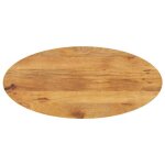Petite prix dessus de table - plateau / meuble - 120x50x38 cm ovale bois massif de manguier @175234