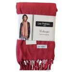 Les petites charpe femme chaud doux et soyeux 65x18 bordeaux