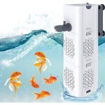 Petite pompe de filtration pour aquarium - 1000 l / h - 15 w - r�glable - filtre int�rieur silencieux ...