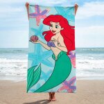 La petite sir�ne coquillage serviette de plage