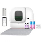 Petkit puramax 2 - litire automatique pack premium - 76 l - blanc