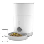 Distributeur de nourriture automatique - petoneer - nutri mini - 15 l - wi?fi & application mobile - ...