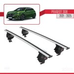 Compatible avec peugeot 308 iii (p5) 2021 - 2026 ace - 4 barres de toit railing porte - bagages de voiture ...