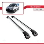Compatible avec peugeot expert 2 2007 - 2016 ace - 1 barres de toit railing porte - bagages de voiture ...