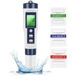 Ph tds meter testeur de qualité de leau 5 en 1 ph / tds / ec / sel / température tds mètre lcd rétroéclairage ... Ph tds meter testeur de qualité de leau 5 en 1 ph / tds / ec / sel / température tds mètre lcd rétroéclairage ...