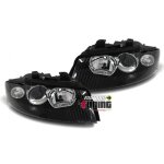 Phares avants feux fonds noirs audi a4 b6 8e 2000 - 2004 (06177)