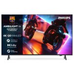 T�l�vision qled - philips - 75mled910 - 189cm - 4k uhd - ambilight - smart tv