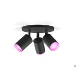 Philips hue fugato spot triple white & color ambiance (929003810101) - led multicolore bluetooth & hue ...