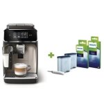 Philips machine  espresso automatique silent brew ep2336 / 40 4 boissons lattego noir chrom + ca6707 ...