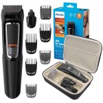 Tondeuse multifonction - philips - mg3730 - visage corps cheveux - 9 ttes - sans fil - avec tui