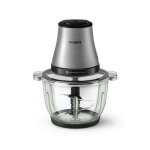 Philips mini hachoir bol verre 2l 500w silver - hr1503 / 00