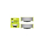Philips oneblade qp220 / 51 - lames de remplacement pour tondeuse oneblade - pack de 2