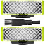 Lames de rasoir - philips - oneblade qp220 - 2 recharges avec brosse - longue dur�e