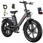 Phnholun c6 pro - v�lo �lectrique 20 - autonomie 80km - batterie 48v17. 5ah - fat bike - noir