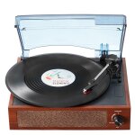 Phonographe - vevor - 3 vitesses tourne - haut - parleurs stéréo intégrés 5 w - 33 / 45 / 78 tr / min ... Phonographe - vevor - 3 vitesses tourne - haut - parleurs stéréo intégrés 5 w - 33 / 45 / 78 tr / min ...