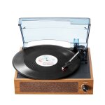 Phonographe - vevor - 3 vitesses tourne - haut - parleurs stéréo intégrés 3 w - 33 / 45 / 78 tr / min ... Phonographe - vevor - 3 vitesses tourne - haut - parleurs stéréo intégrés 3 w - 33 / 45 / 78 tr / min ...