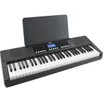 Piano  clavier 61 touches portable lger et sensible au toucher avec poigne de transport alimentation ...