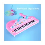 Piano �lectronique 37 touches avec microphone pour enfants jouant un instrument de musique