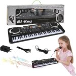 Piano enfant 61 touches clavier Électronique avec micro jouet musical Éducatif cadeau garçon fille Piano enfant 61 touches clavier Électronique avec micro jouet musical Éducatif cadeau garçon fille