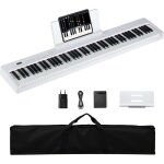 Piano numérique 88 touches de taille complète portable costway - source audio dream - clavier double ... Piano numérique 88 touches de taille complète portable costway - source audio dream - clavier double ...