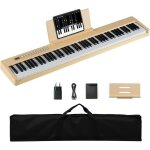 Piano numérique 88 touches de taille complète portable costway - source audio dream - clavier double ... Piano numérique 88 touches de taille complète portable costway - source audio dream - clavier double ...