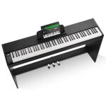 Piano num�rique lest� - duoku - 88 touches enti�rement lest�es - avec double clavier et haut - parleurs ...