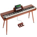 Piano num�rique - duoku - 886 - 88 touches lest�es - double clavier - haut - parleurs int�gr�s