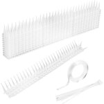 Pics anti - oiseaux 5m ? pointes blanc (protection balcon / cour ? contre pigeons / corbeaux)