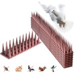 Pic anti pigeon 12 pices pic anti oiseaux plastique pique anti pigeon balcon 4. 3 m pique anti oiseaux ...
