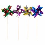 Pics cocktail - pics apero papstar - 16688 - pique deco eolienne