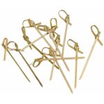 Pics cocktail - pics apero papstar - 16769 - piques pour brochettes - 6 cm noeud 250 pieces