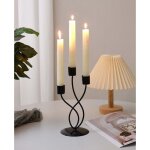 Pice dornement gomtrique en fer forg bougeoir chandelier bougie dcoration de dner ornement spcial pour ...