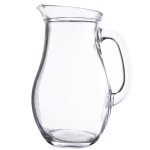 Pichet - collection bistrot - blanc -  13. 7 cm -  21 cm - h. 24 cm - 1l