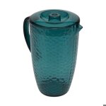 Pichet avec couvercle collection estiva bleu petrole