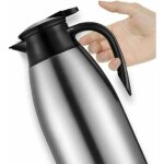 Pichet isotherme carafe caf� / th� acier inox double paroi 2l - cafeti�re thermos - pour maintien temp�rature ...