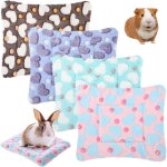Pi�ces 10 x 11 pouces lit pour lapin tapis en peluche pour cochon dinde tapis en peluche4pcs