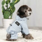Pice chien manteau impermable chien  capuche veste de pluie lgre pour animaux de compagnie poncho ...