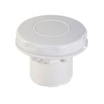 Pi�ce � sceller piscine - prise balai liner / b�ton - mod�le easyline - blanc de astralpool