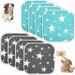 Pices tapis de cage de cochons dinde tapis pipi pour petits animaux lavables et rutilisables litire ...