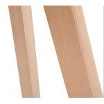 Pied en bois - non spcifi - modle non spcifi - beige - bois naturel - carr
