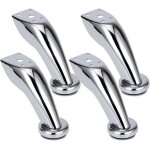 Pieds canap pais acier inoxydable 4 pices pieds de meubles pieds chrom meubles armoire lit canap ...