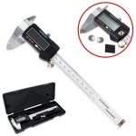 Pied  coulisse micromtre numrique lcd 0 - 150mm en acier inoxydable - argent - keeper