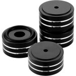 Pieds isolation haut - parleur 4x aluminium hifi tourne - disque / �quipement audio anti - vibration