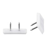 Patin sourcing map 31mmx12mm glisseur patin  clouer pied chaise meuble tampon protection rectangulaire ...