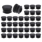 Patins pour meuble sourcing map 36pcs 20x19x14mm bouchon plastique rond extr�mit� tube noir pour protection ...